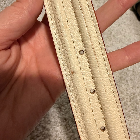 Louis Vuitton White and Gold women’s belt - Picture 5 of 5